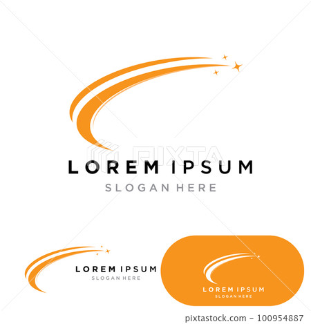 star and swosh business success logo 100954887