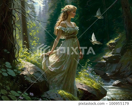 The Forest Fairy of Spring The Forest Fairy of Spring 100955179