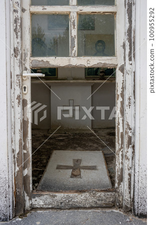 Abandoned chapel in the marble factory, Thassos Abandoned chapel in the marble factory, Thassos 100955292