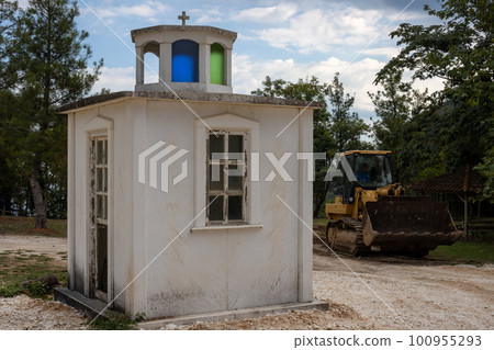Abandoned chapel in the marble factory, Thassos Abandoned chapel in the marble factory, Thassos 100955293