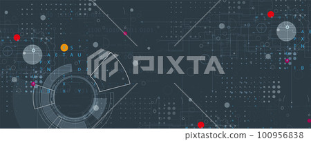 Quantum processing. Deep learning artificial intelligence. Future new technology for business or science presentation Quantum processing. Deep learning artificial intelligence. Future new technology for business or science presentation 100956838