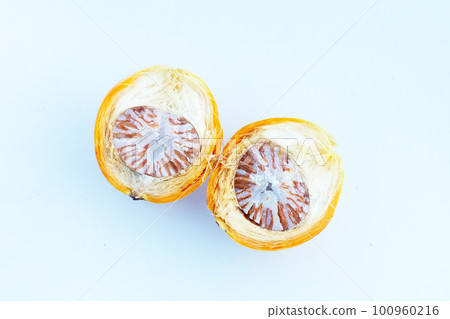 Betel nut on white background. Betel nut on white background. 100960216