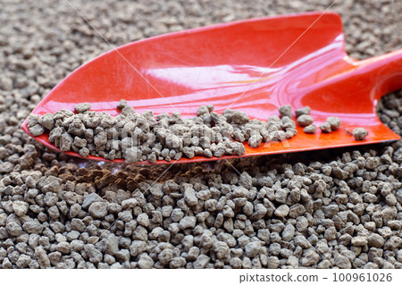 Akadama for Bonsai trees. Japanese soil Akadama for Bonsai trees. Japanese soil 100961026