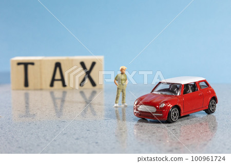 Image of automobile tax Image of automobile tax 100961724