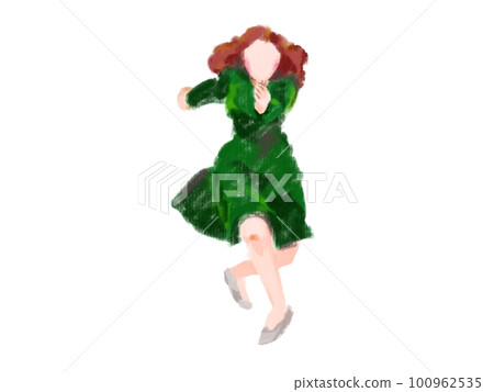 女舞者踢踏舞 女舞者踢踏舞 100962535