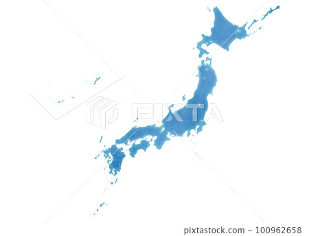 日本地圖藍色系列 日本地圖藍色系列 100962658