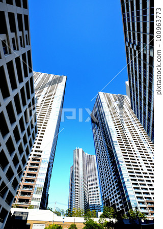 THE TOKYO TOWERS SEA TOWER and other high-rise apartments in the Kachidoki/Tsukishima area 100963773