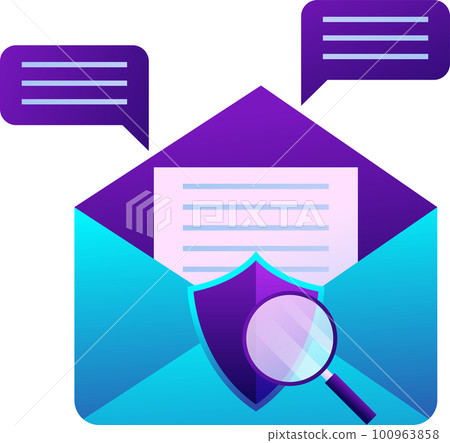 Digital data protection design element icon. Cyber security illustration. Cloud computing network safety concept Digital data protection design element icon. Cyber security illustration. Cloud computing network safety concept 100963858