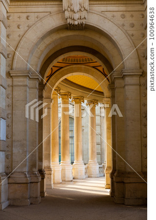 Columns of Palais Longchamp in Marseille, France Columns of Palais Longchamp in Marseille, France 100964638