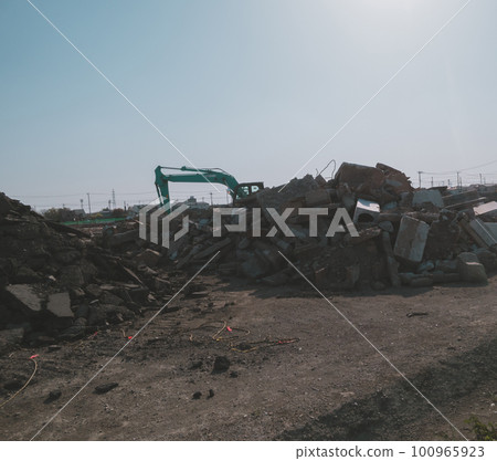 建設 建築工地 地點 100965923