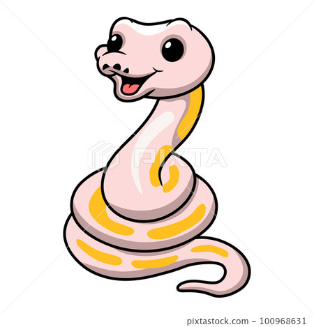 Cute super cinnamon banana ball python cartoon Cute super cinnamon banana ball python cartoon 100968631