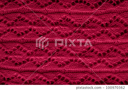 Organic knitting background with detail wool threads. Organic knitting background with detail wool threads. 100970362