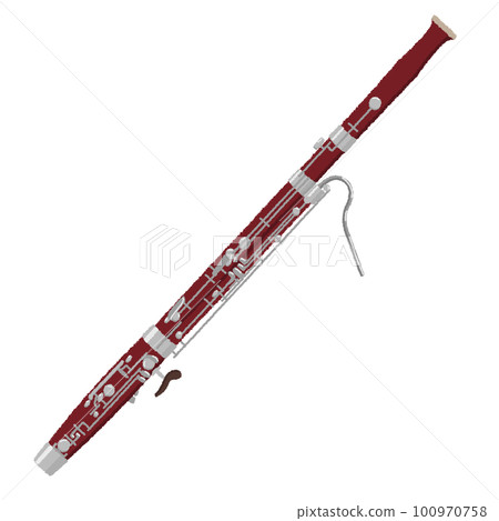 Illustration of bassoon 100970758