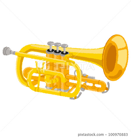 illustration of cornet 100970883