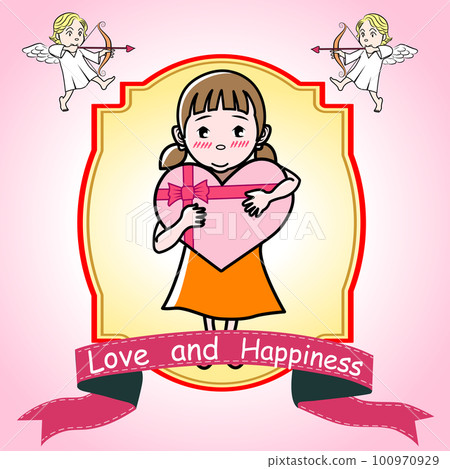 送禮物的可愛女孩 送禮物的可愛女孩 100970929