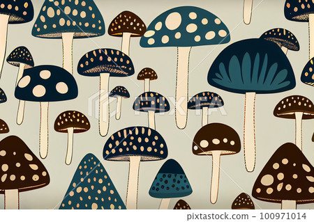 Cute Mushroom Wallpaper