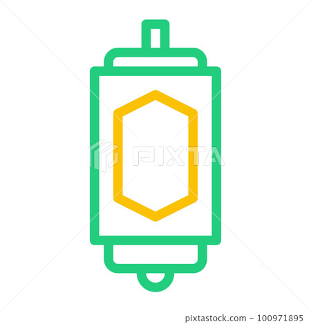 ramadan icon set duocolor green yellow style illustration vector element and symbol perfect. ramadan icon set duocolor green yellow style illustration vector element and symbol perfect. 100971895