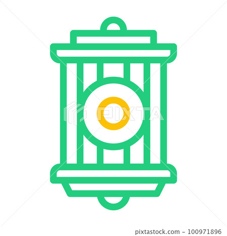 ramadan icon set duocolor green yellow style illustration vector element and symbol perfect. ramadan icon set duocolor green yellow style illustration vector element and symbol perfect. 100971896