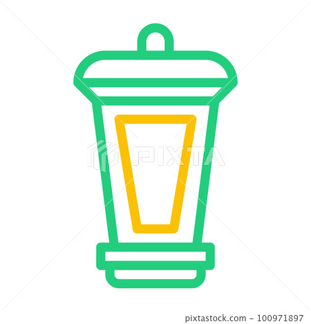 ramadan icon set duocolor green yellow style illustration vector element and symbol perfect. ramadan icon set duocolor green yellow style illustration vector element and symbol perfect. 100971897
