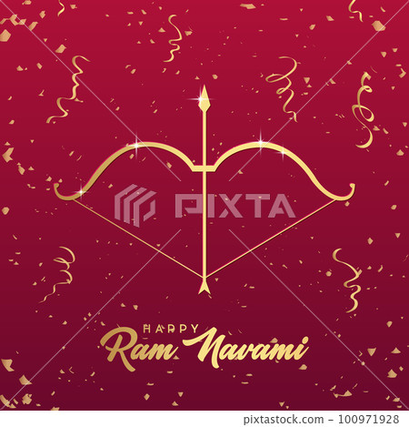 Happy Ram Navami festival of India. Happy Ram Navami festival of India. 100971928