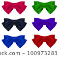 Set of colorful ribbons 100973283