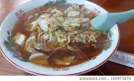 Yakisoba with soup from Shiobara, Tochigi Prefecture Yakisoba with soup from Shiobara, Tochigi Prefecture 100973878
