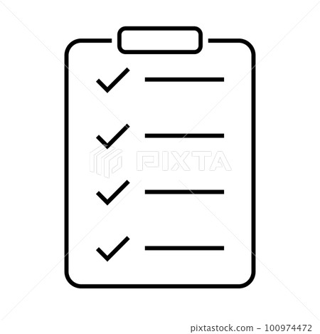 Simple checkboard icon. task board. vector. Simple checkboard icon. task board. vector. 100974472