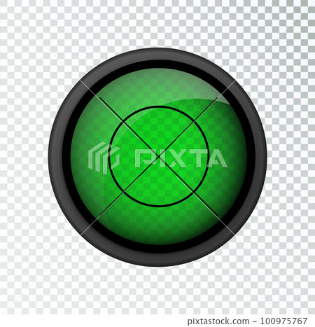 Realistic sniper sight thermal imager. Sniper scope with measurement thermal imager marks template. Sniper scope crosshairs view. Realistic vector optical sight. Realistic sniper sight thermal imager. Sniper scope with measurement thermal imager marks template. Sniper scope crosshairs view. Realistic vector optical sight. 100975767