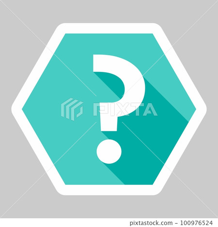 Question mark, FAQ sign, Help symbol, vector mark symbols light blue style. White stroke design. Isolated icon. Question mark, FAQ sign, Help symbol, vector mark symbols light blue style. White stroke design. Isolated icon. 100976524
