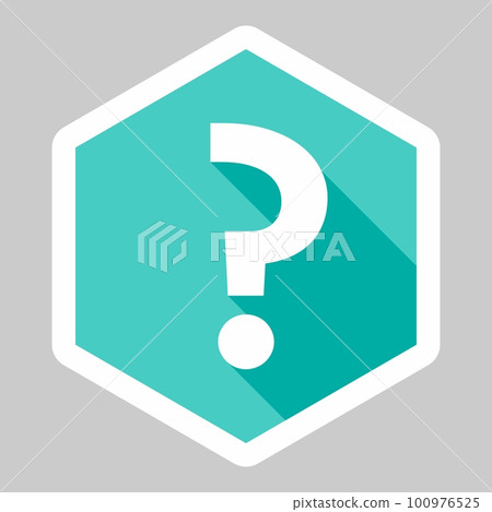 Question mark, FAQ sign, Help symbol, vector mark symbols light blue style. White stroke design. Isolated icon. Question mark, FAQ sign, Help symbol, vector mark symbols light blue style. White stroke design. Isolated icon. 100976525