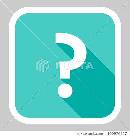 Question mark, FAQ sign, Help symbol, vector mark symbols light blue style. White stroke design. Isolated icon. Question mark, FAQ sign, Help symbol, vector mark symbols light blue style. White stroke design. Isolated icon. 100976527