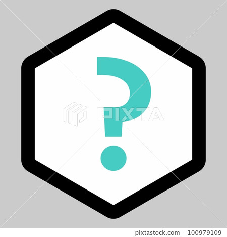 Question mark, FAQ sign, Help symbol, vector mark symbols light blue style. Isolated icon. 100979109