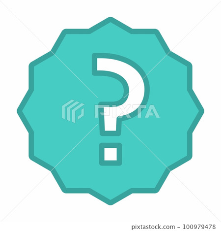 Question mark, FAQ sign, Help symbol, vector mark symbols light blue style. Isolated icon. Question mark, FAQ sign, Help symbol, vector mark symbols light blue style. Isolated icon. 100979478