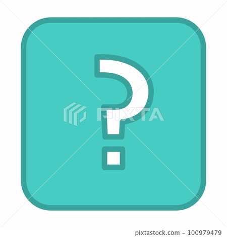 Question mark, FAQ sign, Help symbol, vector mark symbols light blue style. Isolated icon. Question mark, FAQ sign, Help symbol, vector mark symbols light blue style. Isolated icon. 100979479