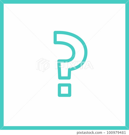 Question mark, FAQ sign, Help symbol, vector mark symbols light blue style. Isolated icon. Question mark, FAQ sign, Help symbol, vector mark symbols light blue style. Isolated icon. 100979481