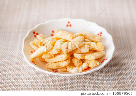 fried sweets in a plate fried sweets in a plate 100979505