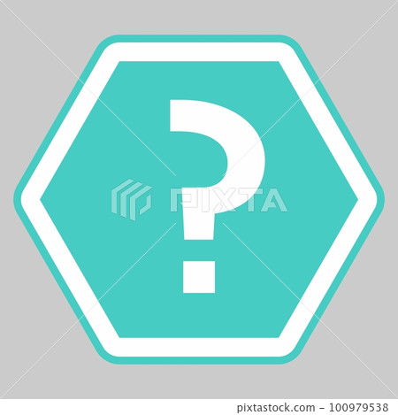 Question mark, FAQ sign, Help symbol, vector mark symbols light blue style. Isolated icon. Question mark, FAQ sign, Help symbol, vector mark symbols light blue style. Isolated icon. 100979538