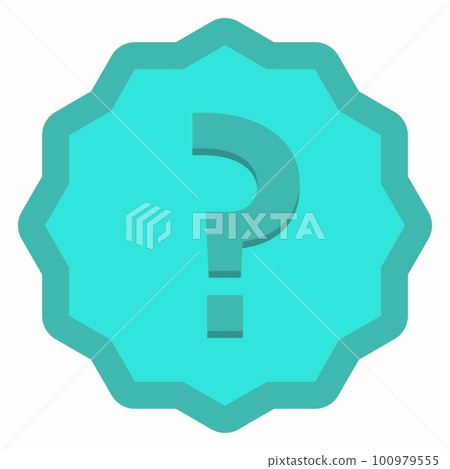 Question mark, FAQ sign, Help symbol, vector mark symbols light blue style. Isolated icon. 100979555