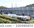 Shinkansen repair work 100980850