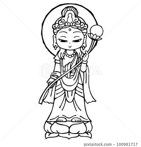 Nikko Bodhisattva (monochrome) Nikko Bodhisattva (monochrome) 100981717