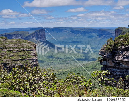 Morro do Pai Inacio in Chapada Diamantina National Park in Brazil Morro do Pai Inacio in Chapada Diamantina National Park in Brazil 100982562