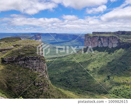 Morro do Pai Inacio in Chapada Diamantina National Park in Brazil Morro do Pai Inacio in Chapada Diamantina National Park in Brazil 100982615