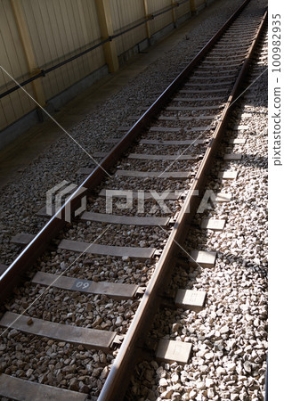 新幹線軌道、枕木和道碴 100982935