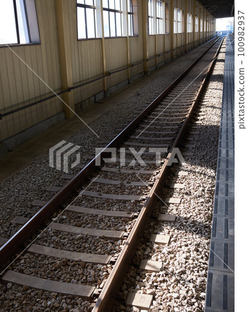 新幹線軌道、枕木和道碴 100982937