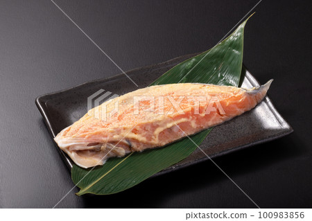 Grilled Coho Salmon (Before Cooking) Grilled Coho Salmon (Before Cooking) 100983856