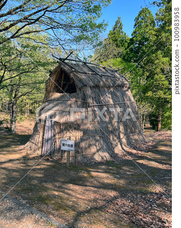 A pit dwelling in Hita Historical Village A pit dwelling in Hita Historical Village 100983958