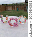 colorful resin alphabet 100984391
