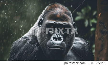 gorilla in the wild 100985443