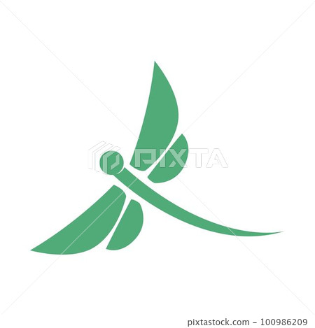 Dragonfly logo icon design 100986209