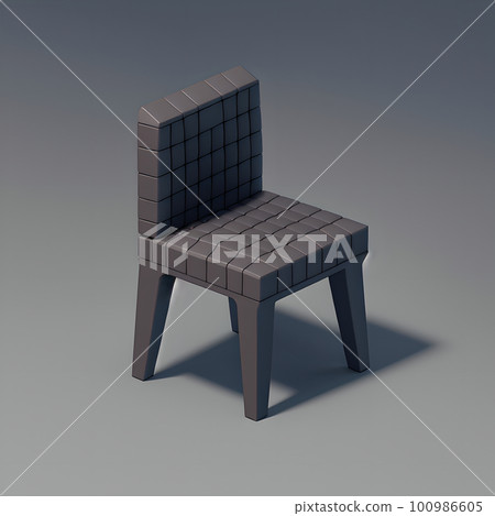 Tiny cute family car, plastic toy, 3d isometric reference model, AI generated 100986605